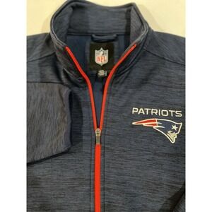 New England Patriots NFL Shop Full Zip Jacket Navy Size Large - Great Gift